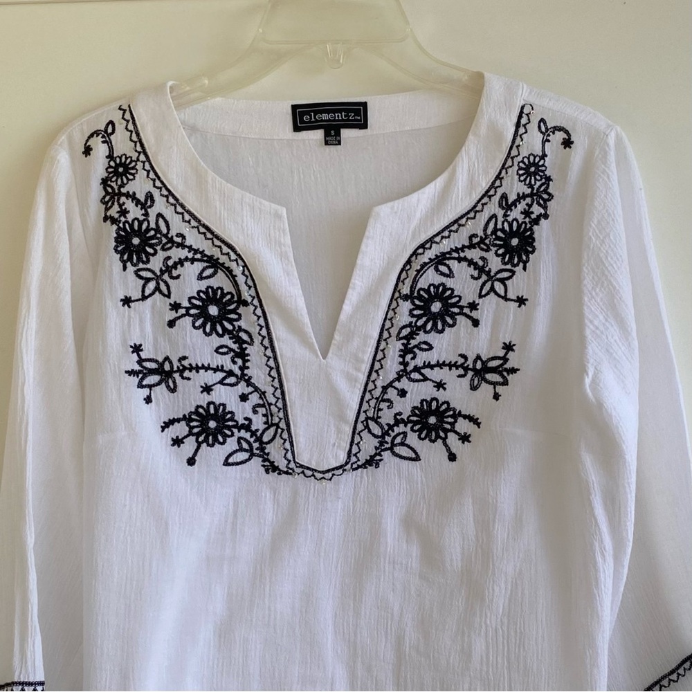 Elementz Embroidered Top - Picture 3 of 7